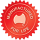 Manufactured for life logo