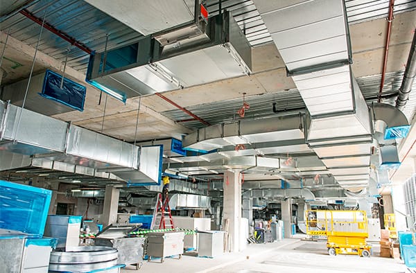 Northern Beaches Hospital duct network installed onsite by
RMS Rothwell Mechanical Services